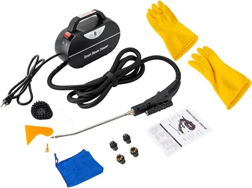 Miniatura 5 de Limpiador de vapor de mano multifuncional, limpiadores de vapor de coche de 1800 W para uso doméstico, máquina de limpieza móvil de alta presión