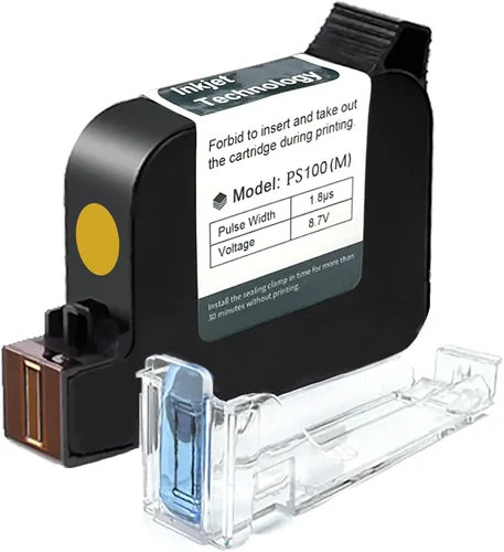 Miniatura 15 de Phezer Cartucho de tinta solvente de secado rápido original de repuesto PS100 impresora de inyección de tinta portátil y mini impresora de inyección