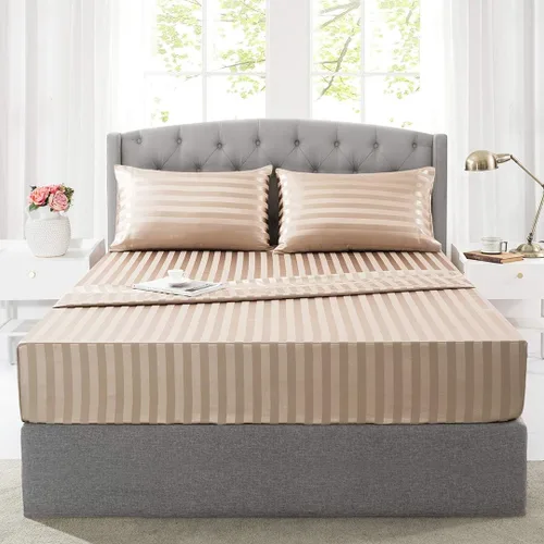 Miniatura 34 de Lanest Housing Sábanas de Satén de Seda, Juego de Sábanas de Cama de Satén Tamaño Twin con Bolsillos Profundos, Sábanas de Satén Refrescantes Suaves