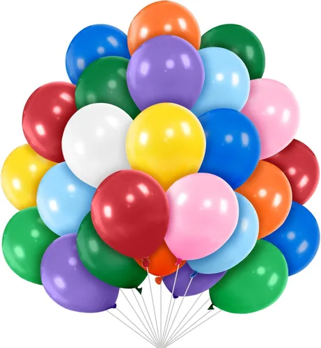 200 globos de 5 pulgadas de colores surtidos, mini globos de látex arcoíris, pequeños globos de fiesta coloridos para cumpleaños, boda, baby shower,