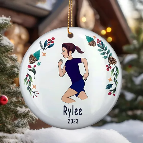 Miniatura 10 de Adorno de Navidad personalizado sin ruedas de entrenamiento para montar en bicicleta, regalos de bicicleta para Navidad, adornos para niños