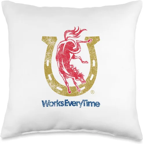 Colt Forty-Five Beer Colt 45 Vintage Style-Works Everytime - Almohada de 16 x 16 pulgadas, multicolor