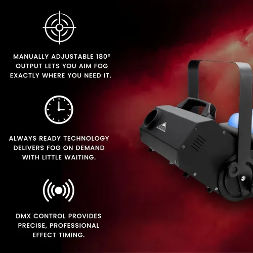 Miniatura 2 de Chauvet Hurricane 1800 nebulizador térmico con control remoto