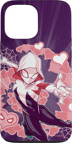 Miniatura 24 de Marvel Spider-Man Into The Spider-Verse Gwen Stacy Hearts - Carcasa para iPhone 17