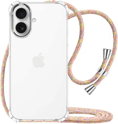 Miniatura 22 de Funda para iPhone 11 con cuello transparente para colgar y colgar en el hombro, cubierta de teléfono cruzada, para mujeres y niñas, funda protectora