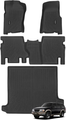 Miniatura 19 de Alfombrillas de piso Naibeve para Ford Edge 2015 2016 2017 2018 2019 2020 2021 2022 2023 2024 2025 - Ajuste personalizado para todo clima