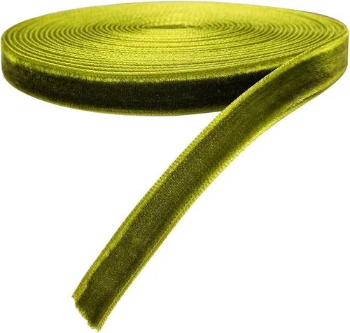 Miniatura 70 de Chenkou Craft 5 yardas de cinta de terciopelo para decoración navideña y embalaje artesanal