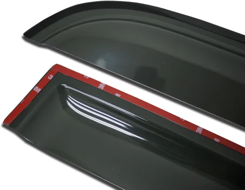 WD-040 - Juego de 2 piezas de deflector de visera para ventana de canal de humo tintado