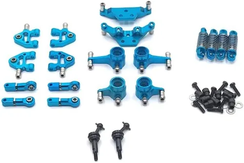 Miniatura 4 de Kit de coche de carreras WLtoys, RC Drift Car Metal Upgrade Swing Arm Steering Cup Shock Dog Bone Kit para WLtoys 1/28 284131 K969 K979 K989 K999