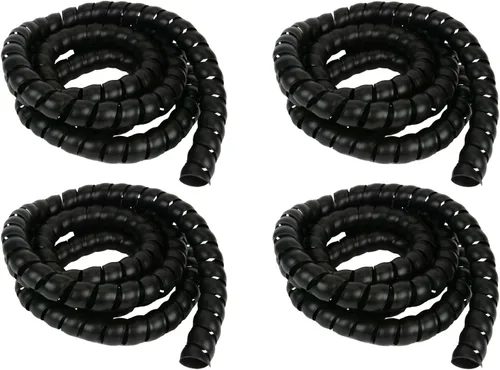Miniatura 13 de TEMCo ST0480-5/8" Manguera Hidráulica Envoltura Espiral Cubierta Protectora de Alambre de 10 pies Organizador de Cable de Guardia - 1 AÑO DE GARANTÍA