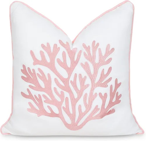 Miniatura 9 de Hofdeco Premium Funda de almohada lumbar para interiores y exteriores, 12 x 20 pulgadas, repelente al agua para patio trasero, sofá, bloque