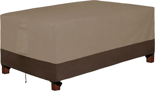 Miniatura 14 de Easy-Going Funda resistente 600D para muebles de patio, juego de mesa y silla rectangular al aire libre, funda impermeable para exteriores