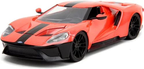 Jada Pink Slips 1:24 W1 2017 Ford GT - Coche fundido a presión, juguetes para niños y adultos (salmón metálico)