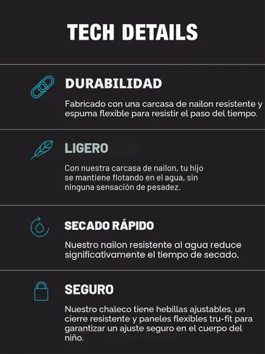 Miniatura 5 de HyperLite Elite - Chaleco salvavidas para niños, aprobado por la Guardia Costera de Estados Unidos, ideal para cualquier actividad deportiva