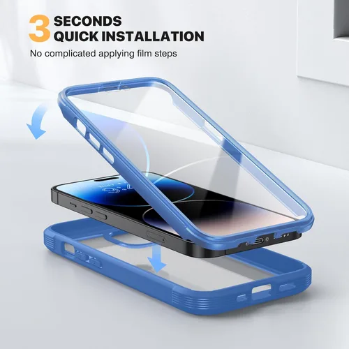 Miniatura 6 de DIACLARA - Funda transparente compatible con iPhone XR 6.1 pulgadas 2018
