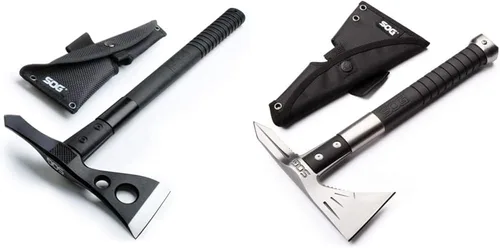 SOG Tomahawk táctico - Hacha de lanzamiento, hacha táctica de supervivencia versátil y hacha táctica Tomahawk - Mini hacha táctica Voodoo Hawk,