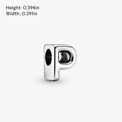 Miniatura 5 de Colgante de plata de ley 925 con letra PANDORA