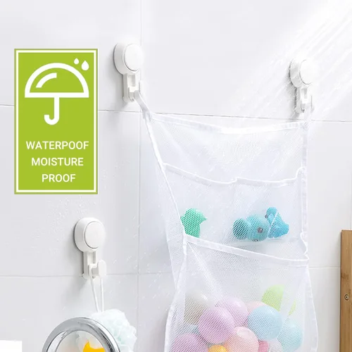 Miniatura 4 de Elegear Ganchos de ducha con ventosa para lufa, bata, toalla, resistente (paquete de 4) impermeables, ganchos de succión al vacío reutilizables