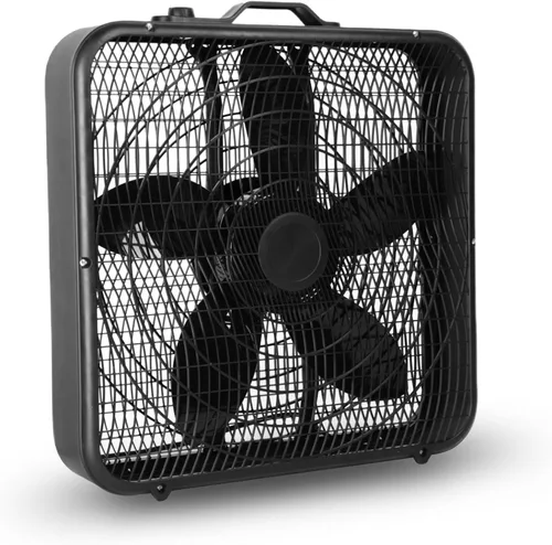 Miniatura 11 de Xcity Ventiladores de piso industriales de metal de 12 pulgadas, máximo 1800 CFM, ventilador de alta velocidad resistente con inclinación ajustable
