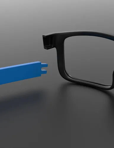 Miniatura 4 de Patillas de repuesto compatibles con gafas de sol Oakley Holbrook OO9102/Holbrook XL/Holbrook Asian Fit - Azul cielo