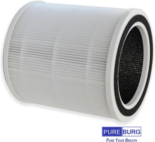 Miniatura 3 de PUREBURG Filtro de repuesto compatible con Purivortex AC400 purificador de aire, H13 True HEPA y filtración multicapa de carbón activado, paquete