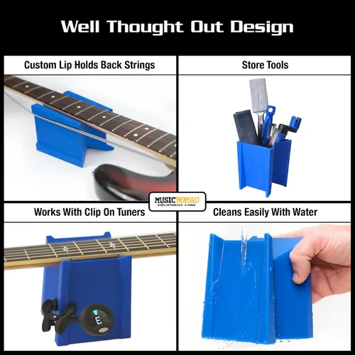 Miniatura 4 de MusicNomad Cradle Cube, reposa cuello y soporte para guitarra eléctrica, acústica y bajo, (MN206)