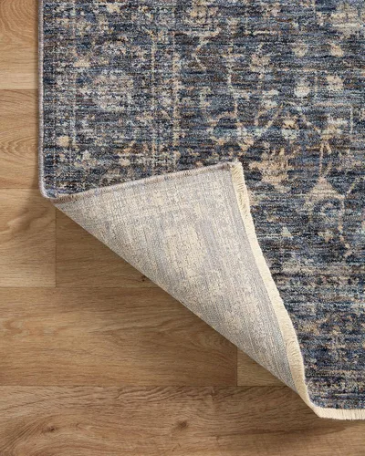 Miniatura 7 de Loloi Sorrento Collection SOR-01 Midnight/Natural - Alfombra decorativa de 2 pies x 3 pies