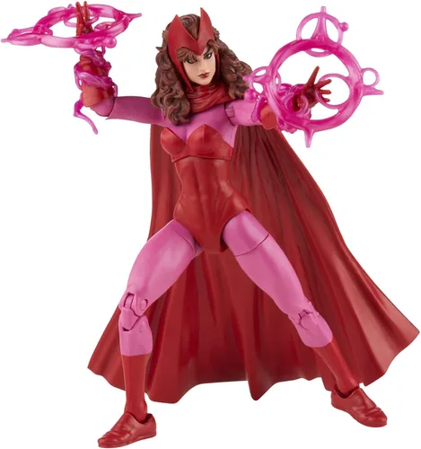 Miniatura 4 de Marvel Legends Series Scarlet Witch - Figura de acción de embalaje retro de 6 pulgadas, 4 accesorios