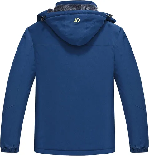 Miniatura 2 de QPNGRP Mens Waterproof Ski Snowboard Jacket Windproof Winter Snow Coat