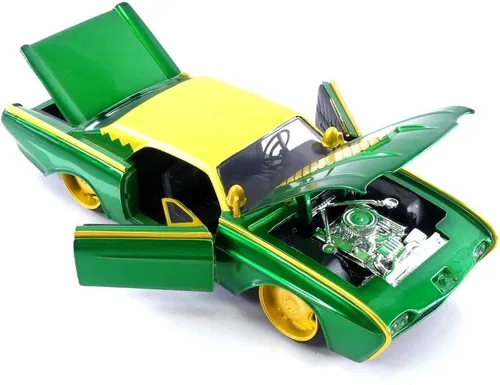 Miniatura 5 de Jada Toys Marvel 1:24 1963 Ford Thunderbird - Coche fundido a presión y figura de Loki de 2.75 pulgadas, juguetes para niños y adultos