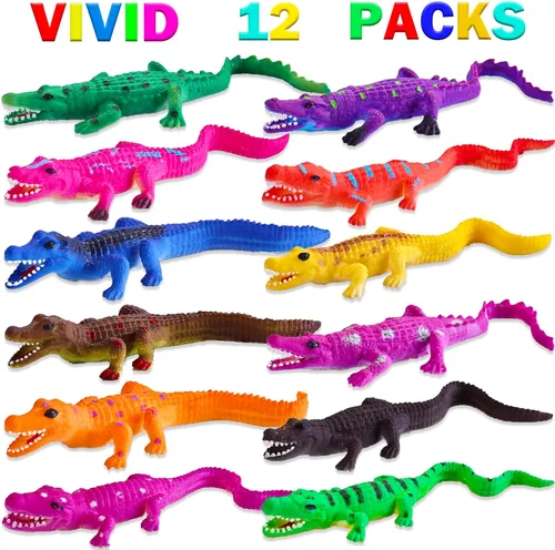 Miniatura 4 de Juguetes de baño sin agujeros que cambian de color para niños pequeños, juguete de caimán que cambia de color, juguetes de animales reptiles