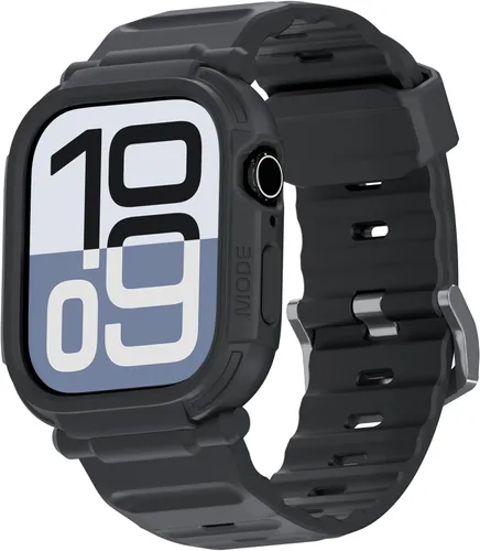 Miniatura 21 de elkson Quattro Pro Series Rugged para Apple Watch Ultra 3 2 1 Band Case de 1.732 pulgadas (1.929 in), protector de pantalla de vidrio templado