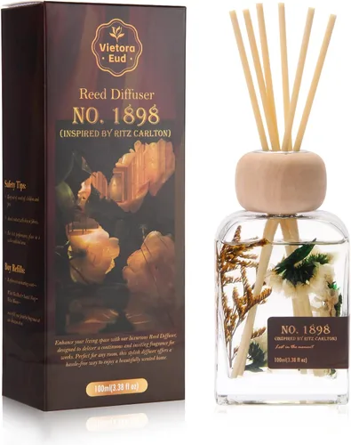 Miniatura 11 de Difusores de varillas para el hogar, aroma de lluvia de bambú 100ml (3.38oz) Aceite natural de larga duración para uso en el hogar, baño, oficina