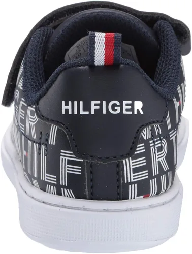 Miniatura 3 de Tommy Hilfiger Unisex-Niño Niños Th Iconic Court Logo Ps Sneaker