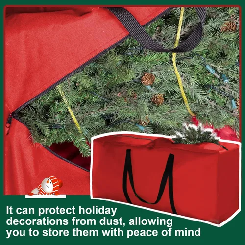 Miniatura 5 de Bolsa de almacenamiento para árbol de Navidad – Bolsas de almacenamiento para árboles artificiales desmontados