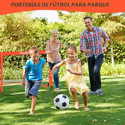 Miniatura 8 de Paquete de 2 redes de fútbol de 4 x 3 pies, porterías de fútbol para practicar niños para interiores y exteriores. Red de fútbol portátil con bolsa