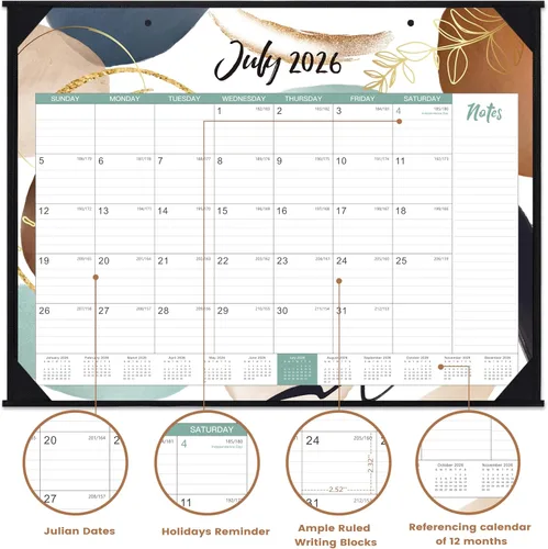 Miniatura 3 de Calendario de Escritorio 2026 - Calendario de Escritorio Grande 2026 de 22'' x 17'', Enero 2026 - Diciembre 2026, Calendario de 12 Meses 2026