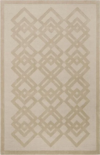 Miniatura 3 de Martha Stewart x SAFAVIEH MSJ5421A - Alfombra de lana hecha a mano de 8 x 10 pies, color gris pardo/gris Marrón topo/Gris