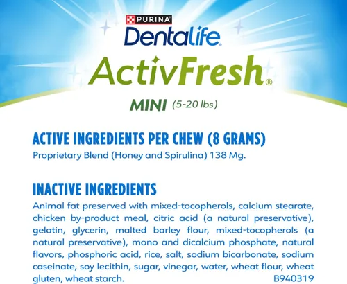 Miniatura 5 de DentaLife ActivFresh - Paquete de 2 masticables para perros pequeños, masticables dentales para refrescar el aliento, sabor a pollo, 13.5 onzas cada