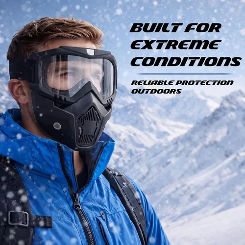 Miniatura 6 de Frienda Gafas para motocicleta, máscara de paintball, anti niebla, gafas de montar en motocicleta, tácticas, Airsoft, gafas de seguridad ATV