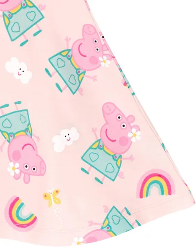 Miniatura 4 de Peppa Pig Vestido skater de felpa francesa para niñas pequeñas