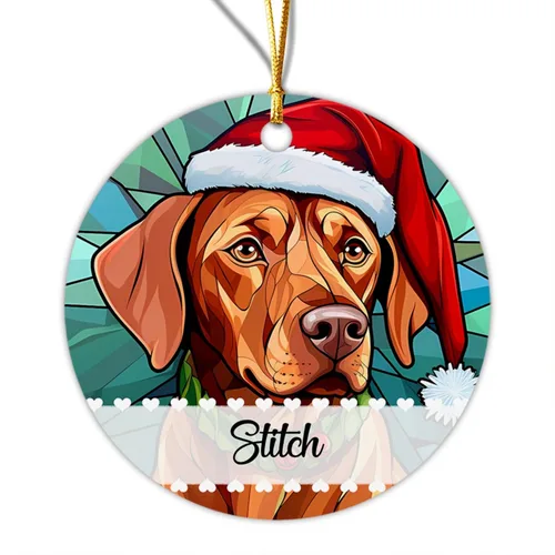 Miniatura 10 de Chow Chow - Adorno decorativo para árbol de Navidad 2026, adorno personalizado para sombrero de Navidad, regalo de adornos de Navidad para perros