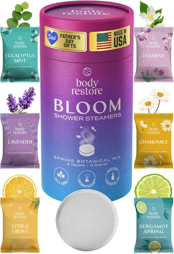 Miniatura 11 de Body Restore Shower Steamers - Paquete de 15 unidades de aromaterapia, regalo del día del padre para papá, regalos de spa de lujo para hombres
