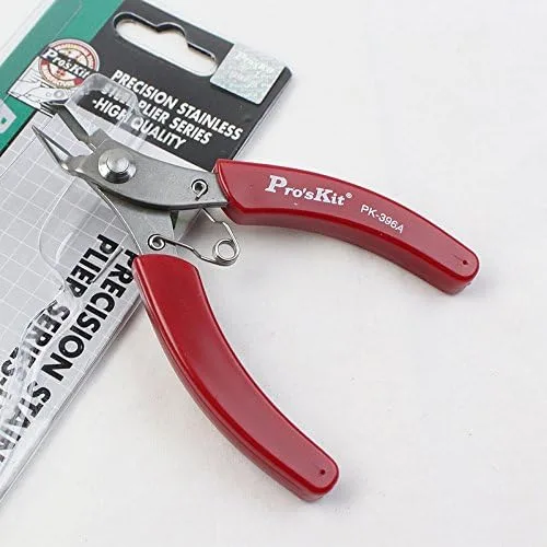Miniatura 4 de Proskit 1PK-396A Alicates de corte lateral de acero inoxidable Alicates Cortador de Cable Alicates Reparación Herramientas Manuales