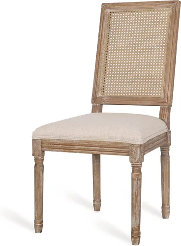 Miniatura 6 de Christopher Knight Home Regina Silla de comedor, madera, beige + natural