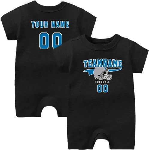Miniatura 16 de Traje de fútbol personalizado para bebé, hace que tu bebé nombre y número de ropa de fútbol regalos