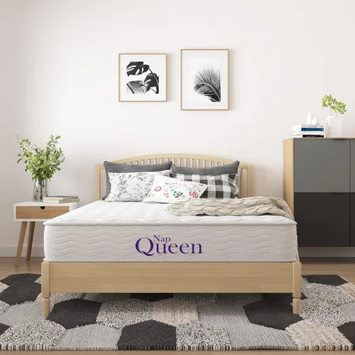 Miniatura 12 de NapQueen - Colchón en caja de resortes internos de 6 y 8 pulgadas, certificado CertiPur-US, Alivio de soporte (Individual, 8 pulgadas)