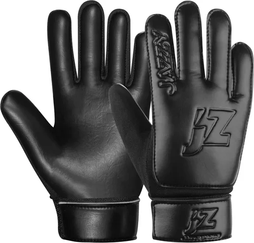 Miniatura 23 de Guantes de portero de fútbol para niños y jóvenes, guantes de portero antideslizantes con palma de látex de 4 mm y fuerte agarre, protección doble