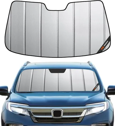 Pigenius Windshield Sunshade for Honda Pilot 2016-2021, Ridgeline 2017-2021. Without Sensing Camera - Safeguard