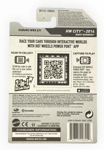 Miniatura 2 de Hot Wheels Subaru WRX STI, City 26/250, Búsqueda del tesoro